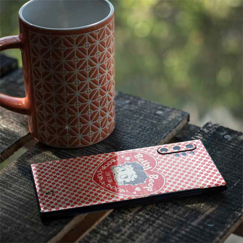 Betty Boop Red Heart Galaxy Note 10 Plus Skin